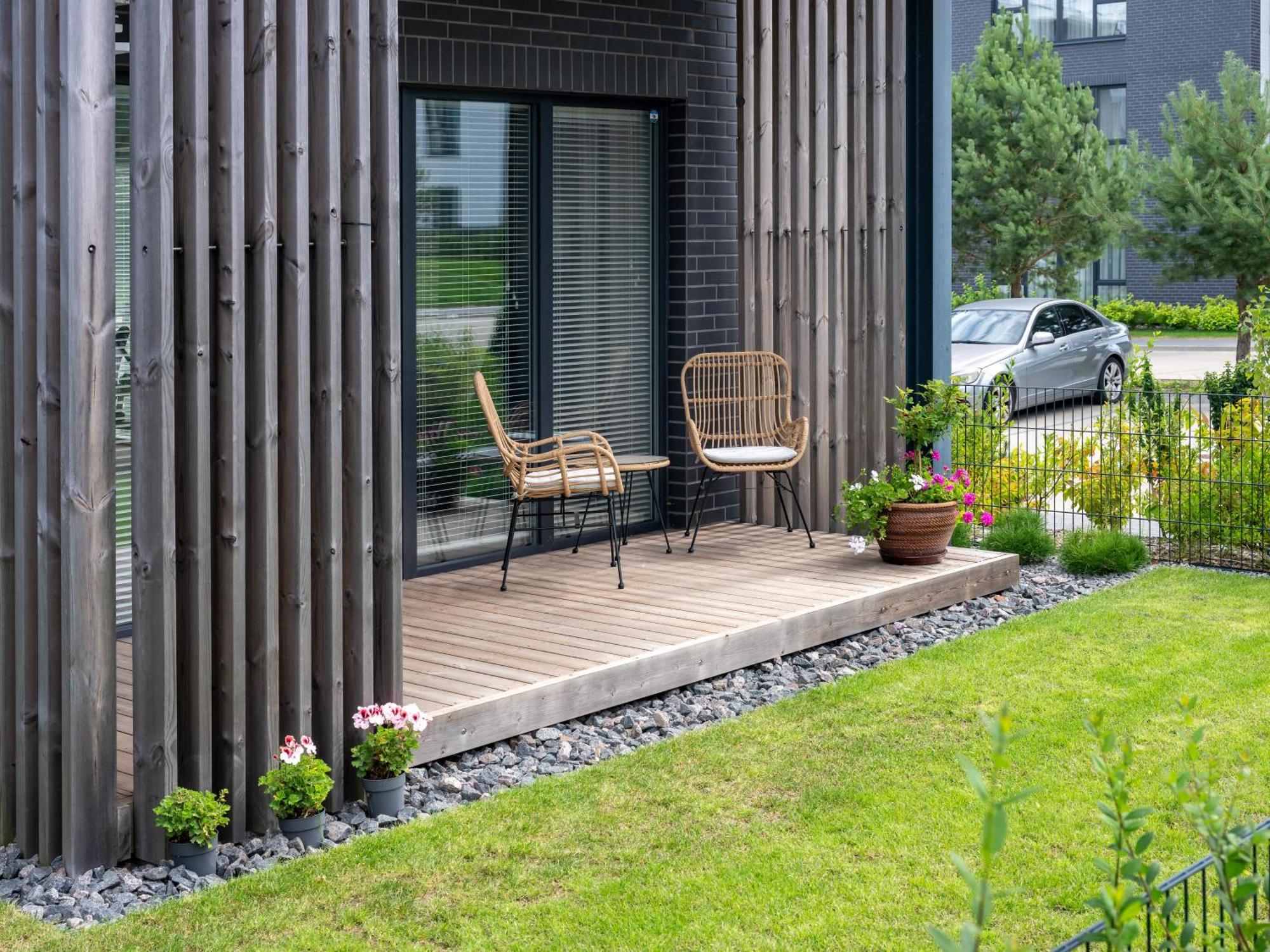 D33 Vilnius - Brand New Luxury Apartment With Terrace, Garden, Ac And Parking Dış mekan fotoğraf